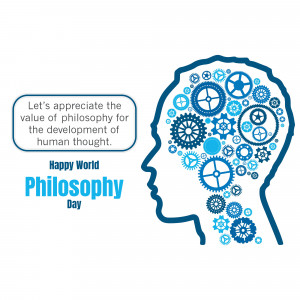 Philosophy Day - Human Thought Design For Twitter