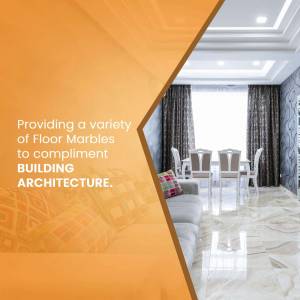 Elegant Living Room With Marble Flooring Design For Google Business Profile