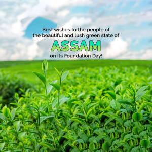 Assam Foundation Day Greetings Business Poster For Twitter