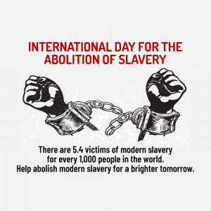 International Day For The Abolition Of Slavery Design For Pinterest