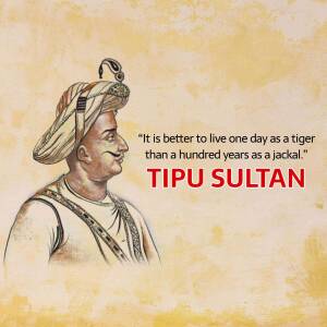 Tipu Sultan - A Warrior's Wisdom Creative Design For Google Business Profile