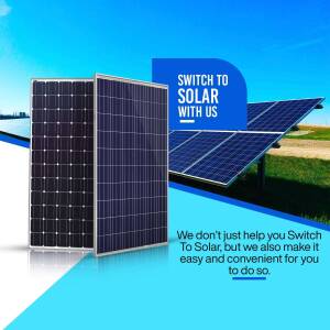 Switch To Solar Energy Creative Design For WhatsApp