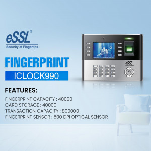 eSSL ICLOCK990 Fingerprint Time Attendance System