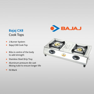 Image of a Bajaj CX8 2-burner gas cooktop