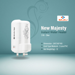 Bajaj Majesty 3 liter Instant Water Heater
