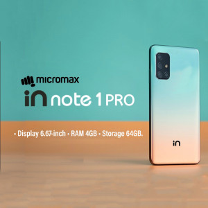 Micromax IN Note 1 Pro smartphone with specifications