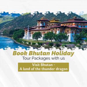 Bhutan Holiday Tour Packages Artwork For Twitter