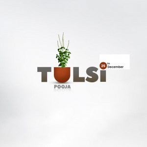 Tulsi Pooja - 25th December Artwork For LinkedIn