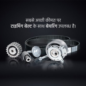 Timing belt, bearing, and pulley kit for automotive engines