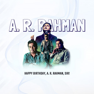 A.R. Rahman Birthday Wish Post For LinkedIn