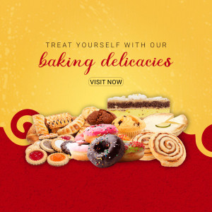 Delicious Baking Delicacies Marketing Image For Google Business Profile