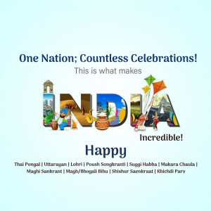 Incredible India - Festivals Template For Telegram