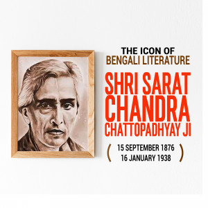 Shri Sarat Chandra Chattopadhyay Ji Social Media Post For Pinterest