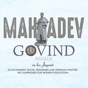 Mahadev Govind Ranade Jayanti Marketing Image For WhatsApp