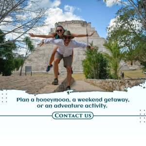 Chichen Itza Adventure: Couple's Travel Post For Telegram