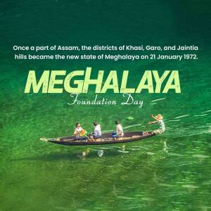 Meghalaya Foundation Day Template For Google Business Profile