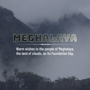 Meghalaya Foundation Day Template For Google Business Profile