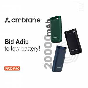 Ambrane power banks - Bid Adiu 20000mAh Pro