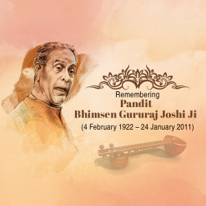 Remembering Pandit Bhimsen Gururaj Joshi Image For LinkedIn