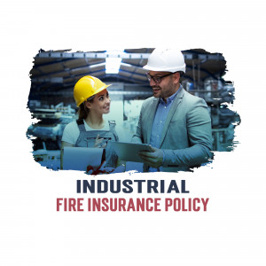 Industrial Fire Insurance Policy Promotional Banner For Google Business Profile
