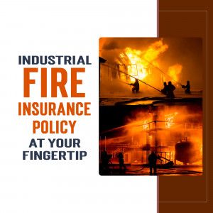 Industrial Fire Insurance Policy Marketing Image For Facebook