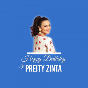Preity Zinta Birthday Wish Advertisement For Threads