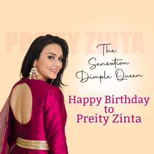 Happy Birthday Pretty Zinta Banner For Pinterest