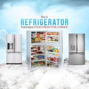 Refrigerator Advertisement Flyer For X