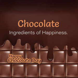 Chocolate Ingredients Of Happiness Advertisement For Telegram