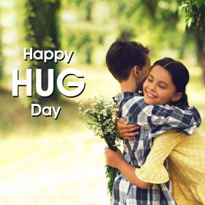 Happy Hug Day Celebration Social Media Post For Pinterest