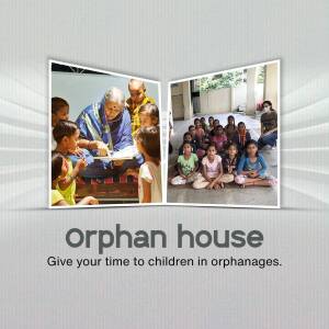Orphan House - Giving Back To Children Promotional Banner For Google Business Profile