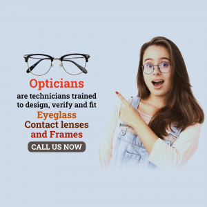Opticians & Eyeglass Services Design For WhatsApp