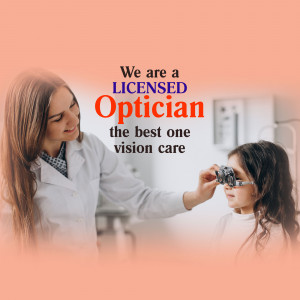 Licensed Optician - Vision Care Branding Post For Telegram