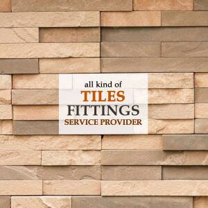 Tiles Fittings Service Provider Promotional Banner For X