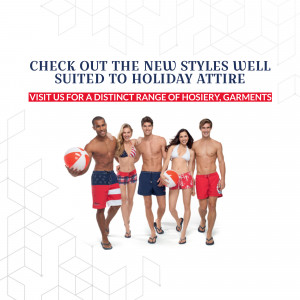 Holiday Attire Collection Promotional Banner For X