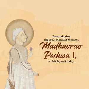 Remembering Madhavrao Peshwa I Advertisement For Twitter