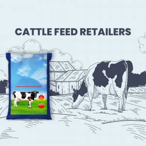 Cattle Feed Retailers Advertisement Flyer For Twitter