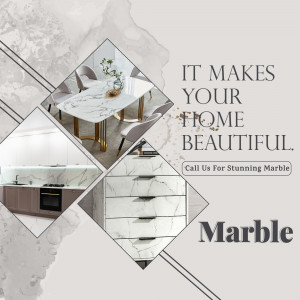 Stunning Marble For Your Home Advertisement For Twitter