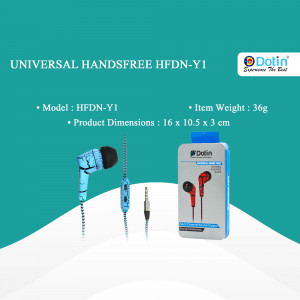 Dotin HFDN-Y1 Universal Handsfree Headphones with packaging