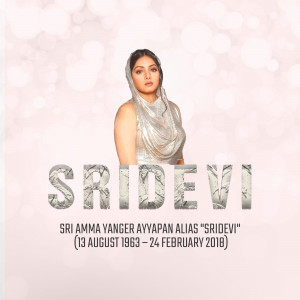 Sridevi - Remembering The Legend Poster For Facebook