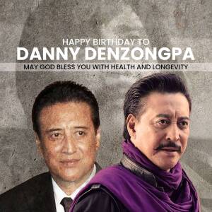 Happy Birthday Danny Denzongpa Branding Post For Twitter