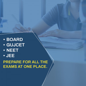 Exam Preparation - NEET, JEE, GUJCET Social Media Post For WhatsApp