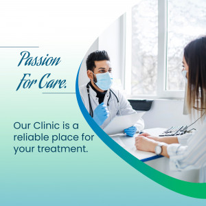 Passion For Care - Clinic Consultation Branding Post For Telegram