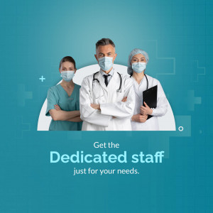Dedicated Healthcare Professionals Flyer For Twitter