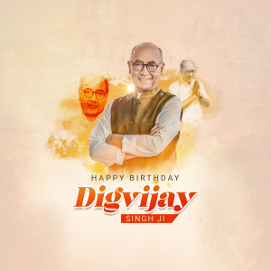Digvijay Singh Birthday Wish Advertisement For Instagram