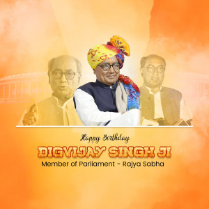 Digvijay Singh Ji Birthday Post For Pinterest