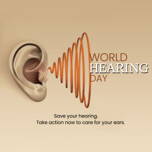 World Hearing Day Awareness Social Media Post For Pinterest