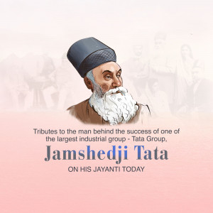 Jamshedji Tata Jayanti Image For Facebook