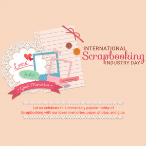 International Scrapbooking Day Celebration Artwork For LinkedIn