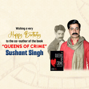 Happy Birthday Sushant Singh Flyer For Threads